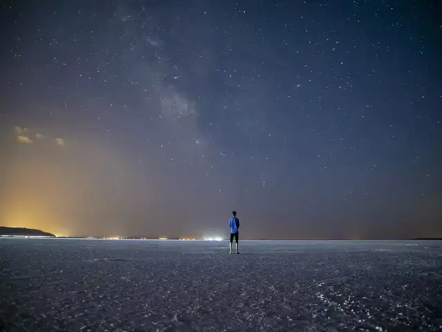 Stargazing under clear skies near Road to Heaven Resort, Kutch